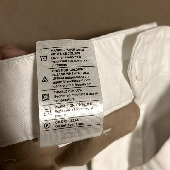 VINCE Washed Cotton Short - Off White - Size 0 - NWOT - Picture 8 of 12